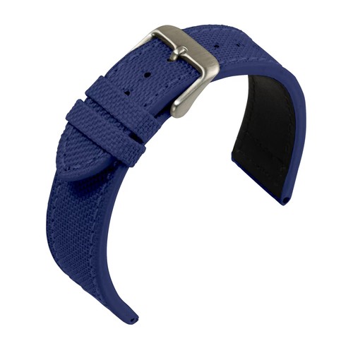 Uhrenarmband canvas blau von - blau,