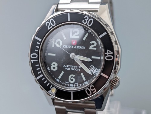 Zeno army diver ref 485 - ref., black